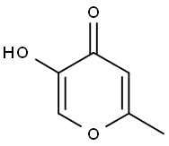 3-Hydroxy-6-methyl-4H-pyran-4-one 结构式