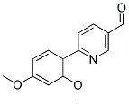 6-(2,4-DIMETHOXY-PHENYL)-PYRIDINE-3-CARBALDEHYDE 结构式