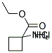 1-AMINO-CYCLOBUTANE-CARBOXYLIC ACID ETHYL ESTER HYDROCHLORIDE 结构式