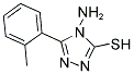 4-Amino-5-(2-methylphenyl)-4H-1,2,4-triazole-3-thiol 结构式