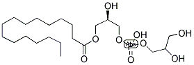 1-棕榈酰-2-羟基磷脂酰甘油 结构式