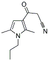 3-(2,5-二甲基-1-丙基-1H-丙基)-3-氧丙腈 结构式