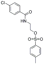 TOLUENE-4-SULFONIC ACID 2-(4-CHLORO-BENZOYLAMINO)-ETHYL ESTER 结构式