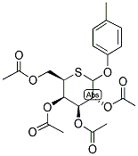 4-METHYLPHENYL 2,3,4,6-TETRA-O-ACETYL-THIO-D-GALACTOPYRANOSIDE 结构式