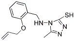 4-((2-(ALLYLOXY)BENZYL)AMINO)-5-METHYL-4H-1,2,4-TRIAZOLE-3-THIOL 结构式