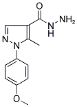 1-(4-METHOXY-PHENYL)-5-METHYL-1H-PYRAZOLE-4-CARBOXYLIC ACID HYDRAZIDE 结构式