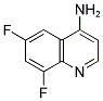 4-AMINO-6,8-DIFLUOROQUINOLINE 结构式