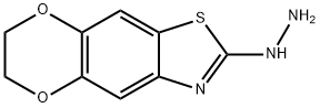 2-HYDRAZINO-6,7-DIHYDRO[1,4]DIOXINO[2,3-F][1,3]BENZOTHIAZOLE 结构式