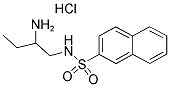 2-(AMINOBUTYL)-2-NAPHTHALENESULFONAMIDE HYDROCHLORIDE 结构式