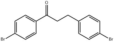 4'-BROMO-3-(4-BROMOPHENYL)PROPIOPHENONE 结构式