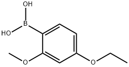 4-乙氧基-2-甲氧基苯硼酸 结构式