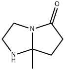 7A-甲基-六氢-吡咯并[1,2-A]咪唑基-5-酮 结构式