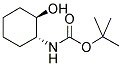 Boc-(+/-)-trans-2-aminocyclohexanol 结构式