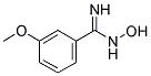 N-HYDROXY-3-METHOXY-BENZAMIDINE 结构式