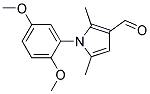 1-(2,5-DIMETHOXYPHENYL)-2,5-DIMETHYL-1H-PYRROLE-3-CARBALDEHYDE 结构式