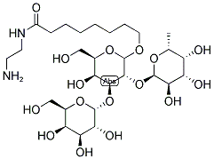 BLOOD GROUP B TRISACCHARIDE AMINE DERIVATIVE 结构式