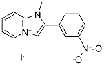 1-METHYL-2-(3-NITROPHENYL)-1H-IMIDAZO[1,2-A]PYRIDIN-4-IUM 结构式