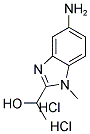 1-(5-AMINO-1-METHYL-1 H-BENZOIMIDAZOL-2-YL)-ETHANOL DIHYDROCHLORIDE 结构式