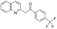 2-Quinolin-2-yl-1-[4-(trifluoromethyl)phenyl]ethanone 结构式
