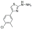 [4-(4-CHLORO-3-METHYL-PHENYL)-THIAZOL-2-YL]-HYDRAZINE 结构式