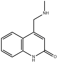4-甲基氨基甲基-喹啉-2-醇 结构式
