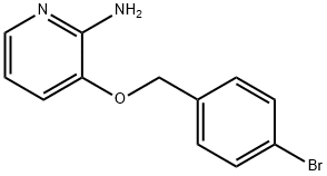 3-[(4-BROMOBENZYL)OXY]-2-PYRIDINAMINE 结构式