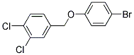 4-BROMOPHENYL-(3,4-DICHLOROBENZYL)ETHER 结构式