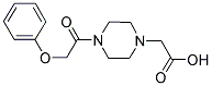 [4-(PHENOXYACETYL)PIPERAZIN-1-YL]ACETIC ACID 结构式