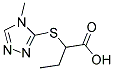 2-(4-METHYL-4H-[1,2,4]TRIAZOL-3-YLSULFANYL)-BUTYRIC ACID 结构式