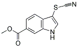 METHYL 3-THIOCYANATO-1H-INDOLE-6-CARBOXYLATE 结构式