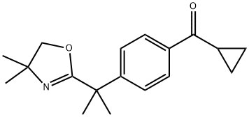 CYCLOPROPYL[4-[1-(4,4-DIMETHYL-4,5-DIHYDRO-1,3-OXAZOL-2-YL)-1-METHYLETHYL]PHENYL]METHANONE