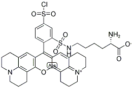 SULFORHODAMINE 101 LYSINE 结构式