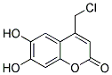 4-(CHLOROMETHYL)-6,7-DIHYDROXY-2H-CHROMEN-2-ONE 结构式