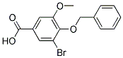 4-BENZYLOXY-3-BROMO-5-METHOXY-BENZOIC ACID 结构式