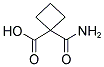 1-CARBAMOYL-CYCLOBUTANECARBOXYLIC ACID 结构式