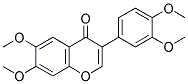 6,7,3',4'-Tetramethoxyisoflavone 结构式