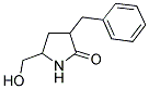 3-BENZYL-5-HYDROXYMETHYLPYRROLIDIN-2-ONE 结构式