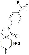 2-(4-(TRIFLUOROMETHYL)PHENYL)-2,8-DIAZASPIRO[4.5]DECAN-1-ONE HYDROCHLORIDE 结构式