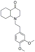 4(1H)-OUINOLINONE, 1-[2-(3,4-DIMETHOXYPHENYL)ETHYL]OCTAHYDRO- 结构式