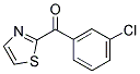(3-氯苯基)(噻唑-2-基)甲酮 结构式