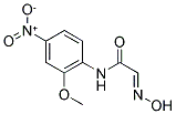 (2E)-2-(Hydroxyimino)-N-(2-methoxy-4-nitrophenyl)acetamide 结构式