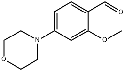 2-甲氧基-4-(4-吗啉基)苯甲醛 结构式