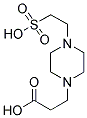 3-[4-(2-SULFO-ETHYL)-PIPERAZIN-1-YL]-PROPIONIC ACID 结构式