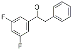 3',5'-Difluoro-2-phenylacetophenone 结构式