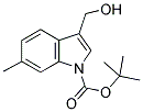 3-Hydroxymethyl-6-methylindole-1-carboxylic acid tert-butyl ester 结构式
