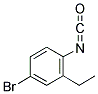 4-Bromo-2-ethylphenyl isocyanate 结构式