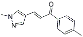 3-(1-METHYL-1H-PYRAZOL-4-YL)-1-P-TOLYL-PROPENONE 结构式