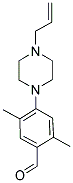 4-(4-ALLYLPIPERAZIN-1-YL)-2,5-DIMETHYLBENZALDEHYDE 结构式