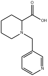 1-(PYRIDIN-3-YLMETHYL)PIPERIDINE-2-CARBOXYLIC ACID 结构式