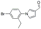 1-(4-BROMO-2-ETHYLPHENYL)-1H-PYRROLE-3-CARBALDEHYDE 结构式